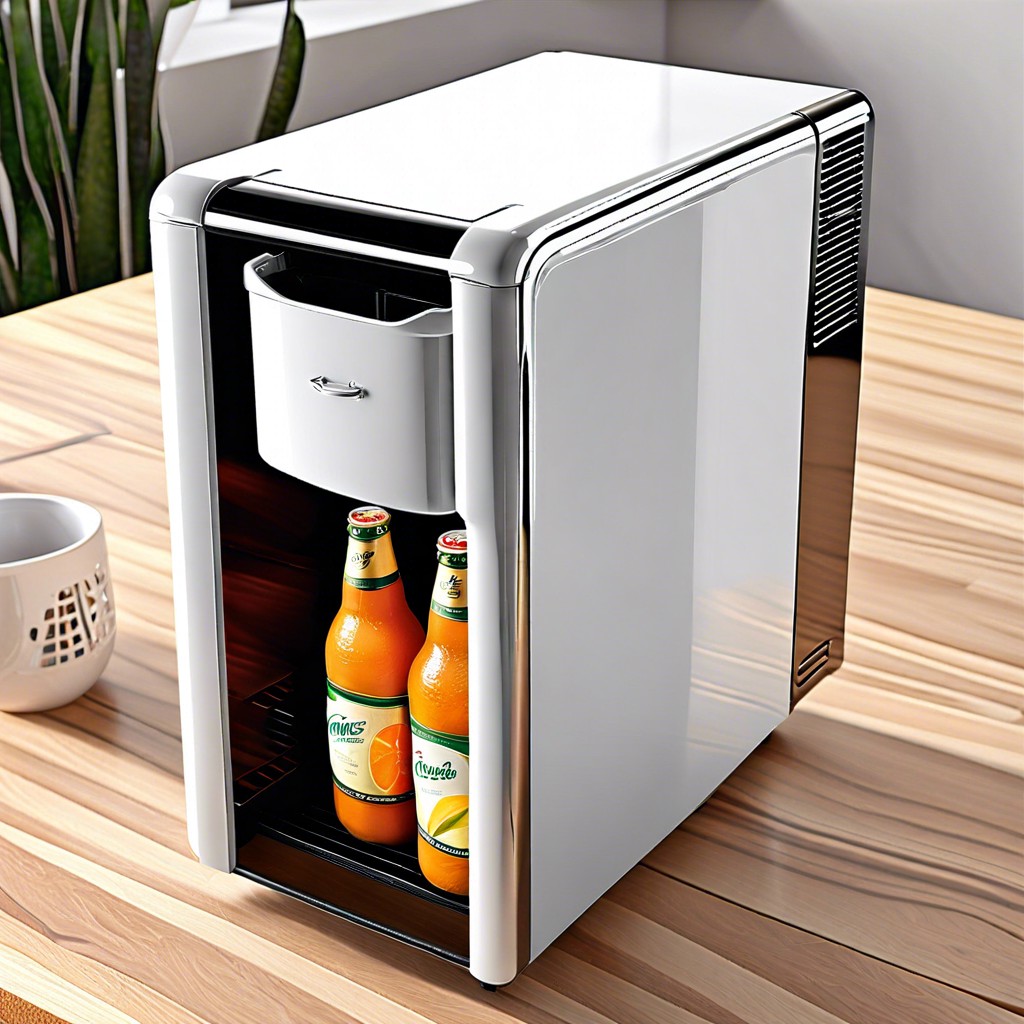 mini personal desk fridge
