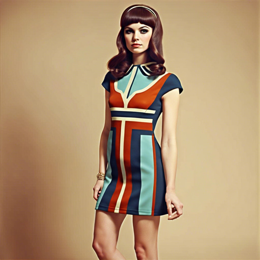 mod mini dress from the 60s