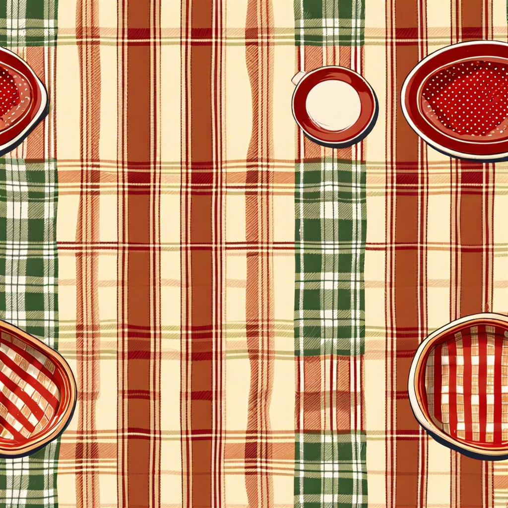 nostalgic tablecloth textures