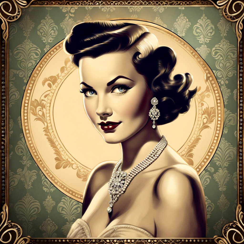 old hollywood glamour portraits for screens
