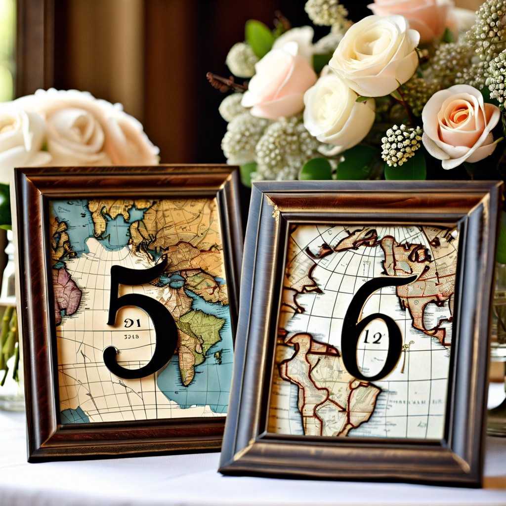 old map table numbers
