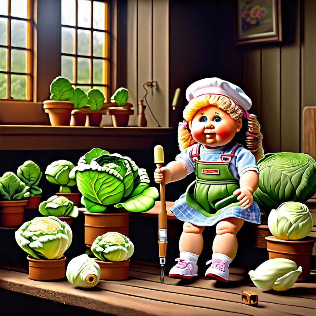 painter cabbage patch doll