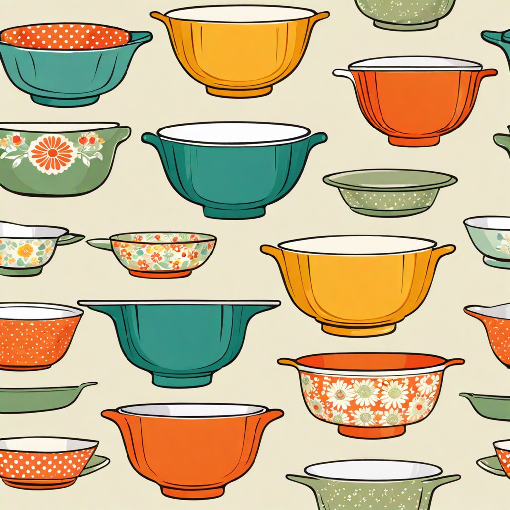 popular pyrex bowl patterns