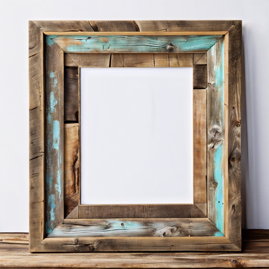 reclaimed barnwood frames