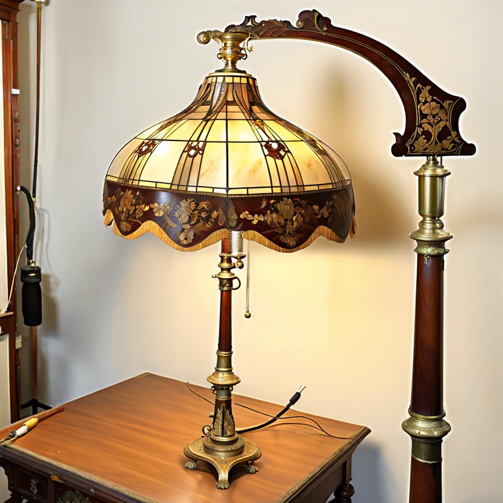 restoration considerations for antique floor lamps