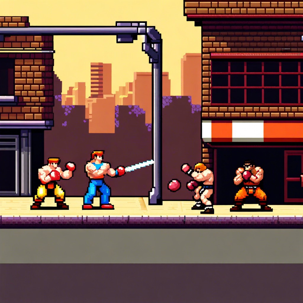 retro beat em up brawl