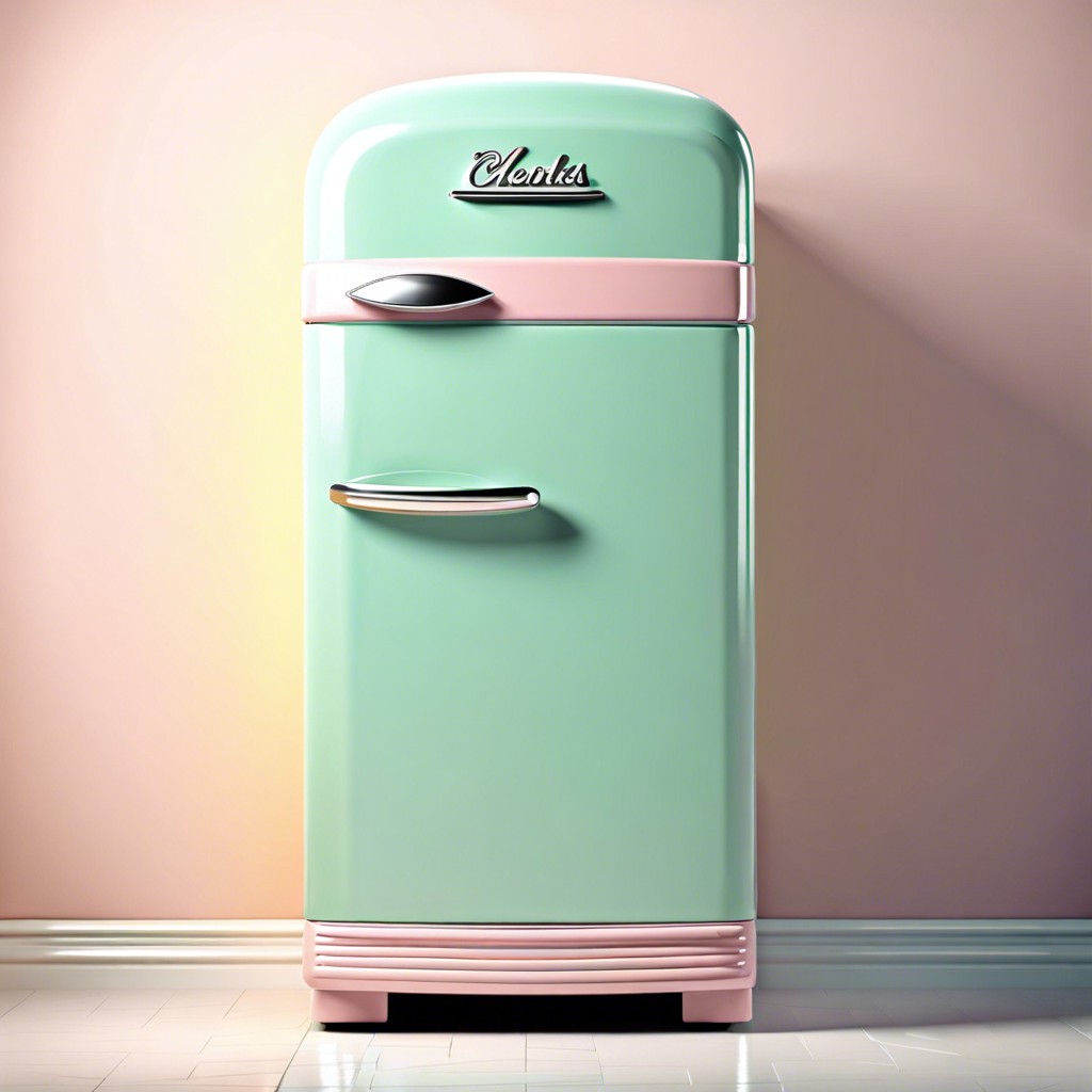 retro refrigerator aesthetics