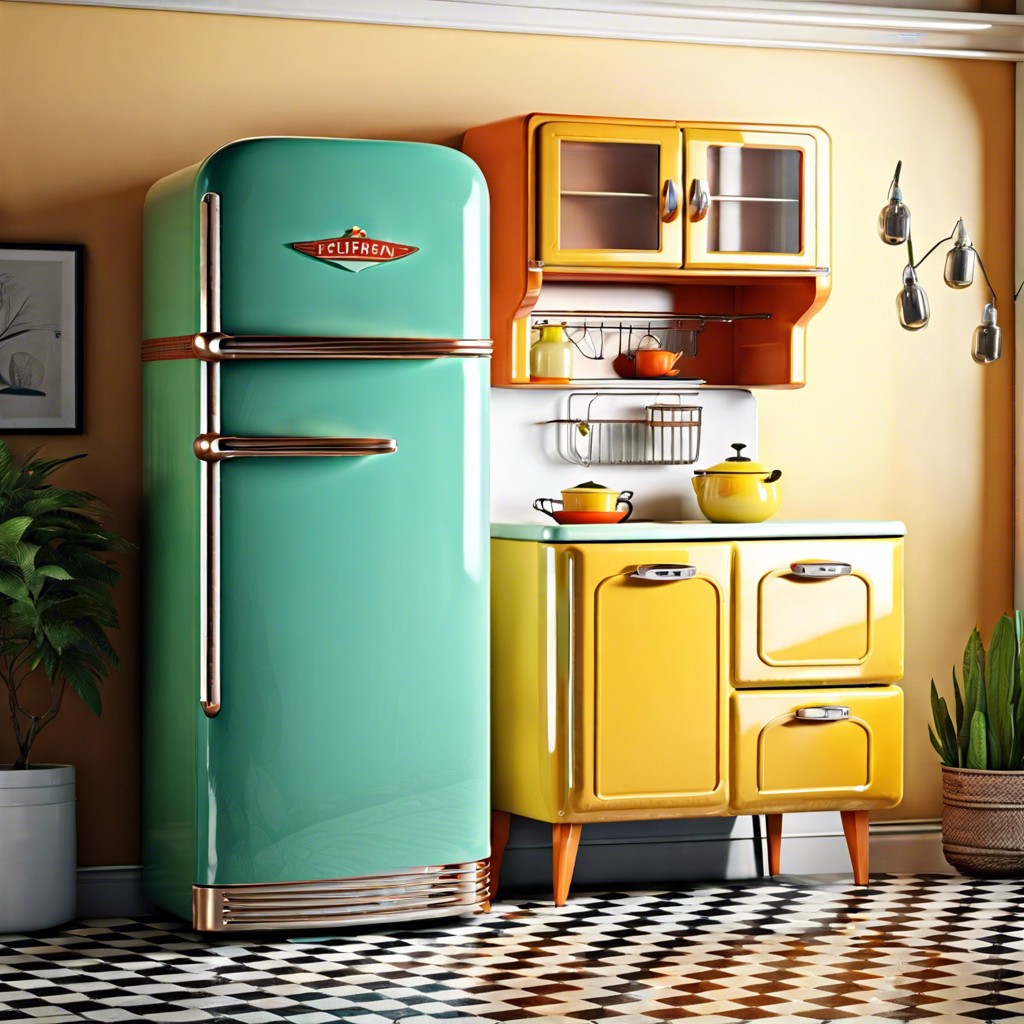 retro refrigerators and home value