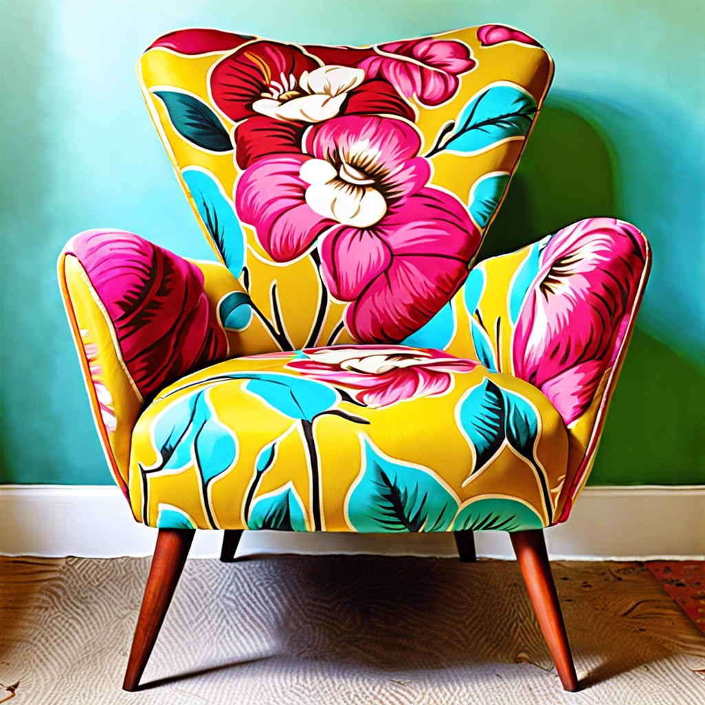 reupholstered retro chairs