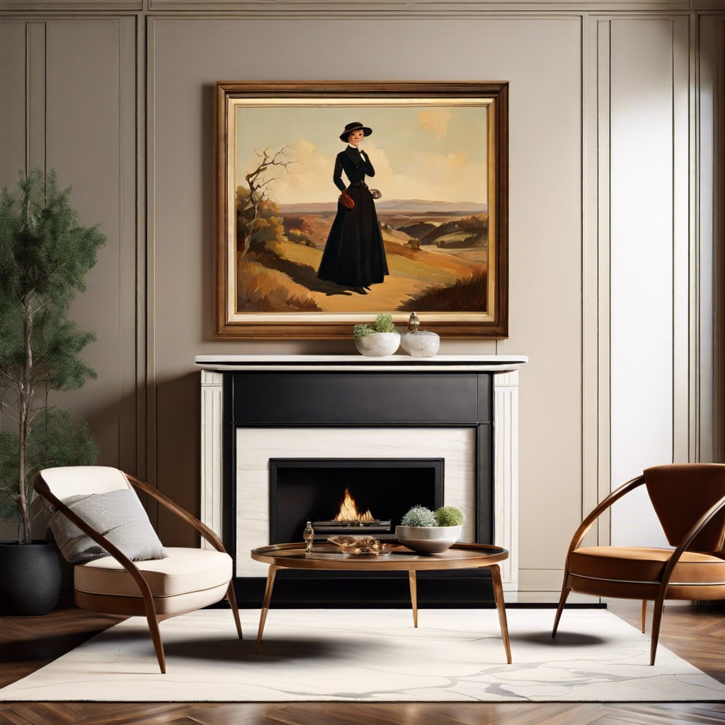 significance of vintage art in contemporary interiors