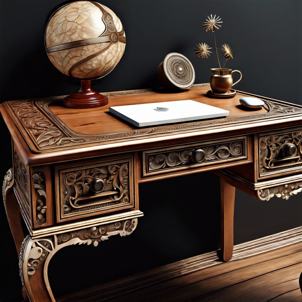 signs of quality craftsmanship in vintage desks