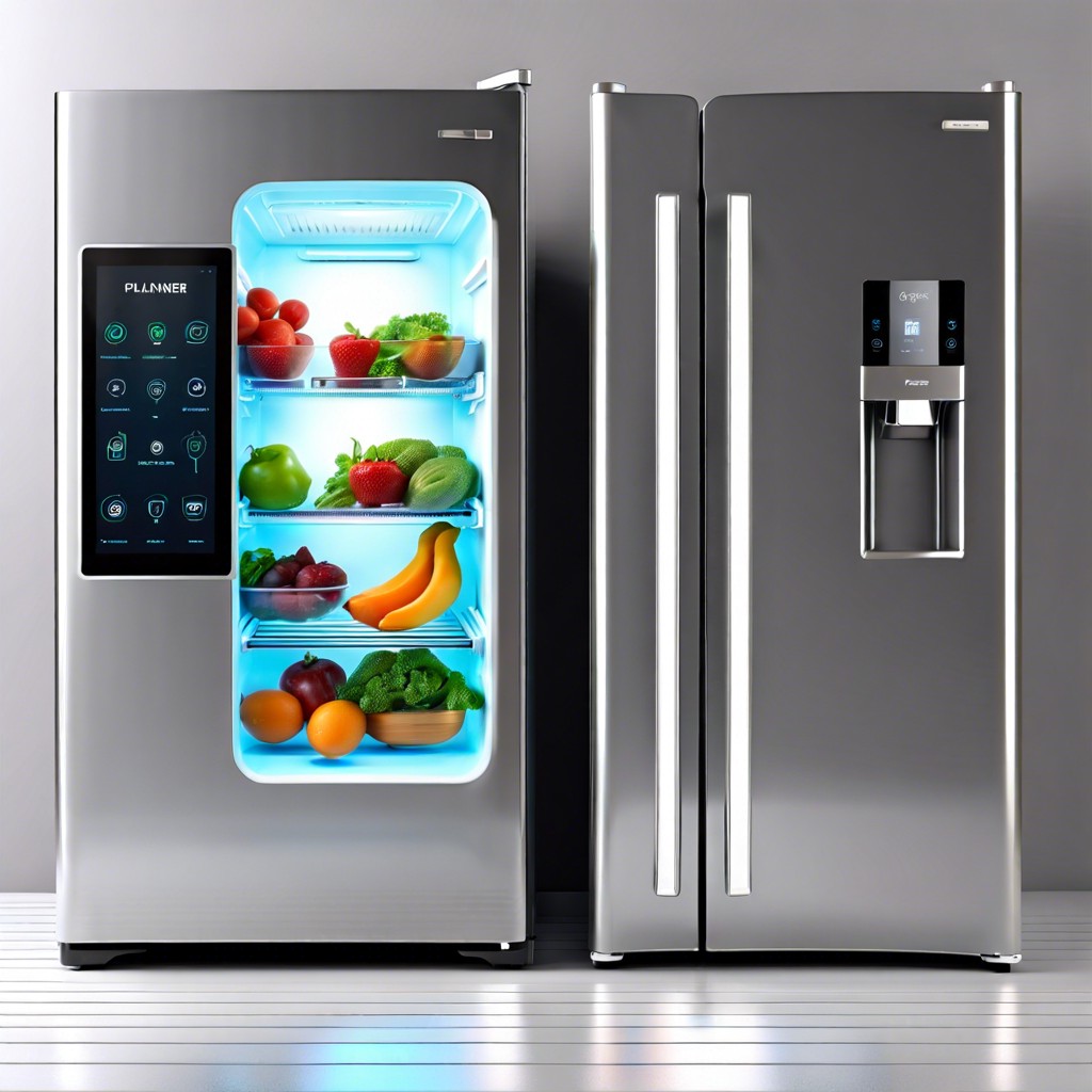 smart fridge with diet planner