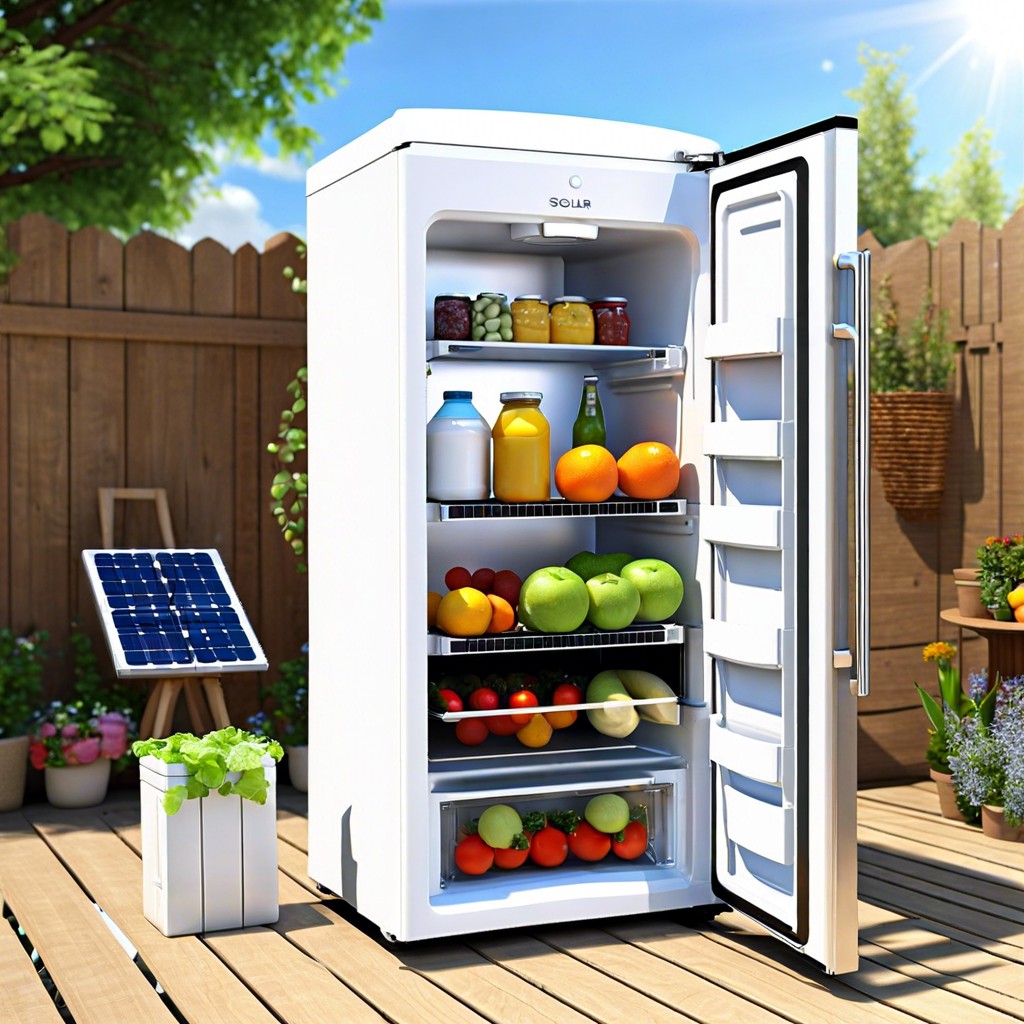 solar powered fridge