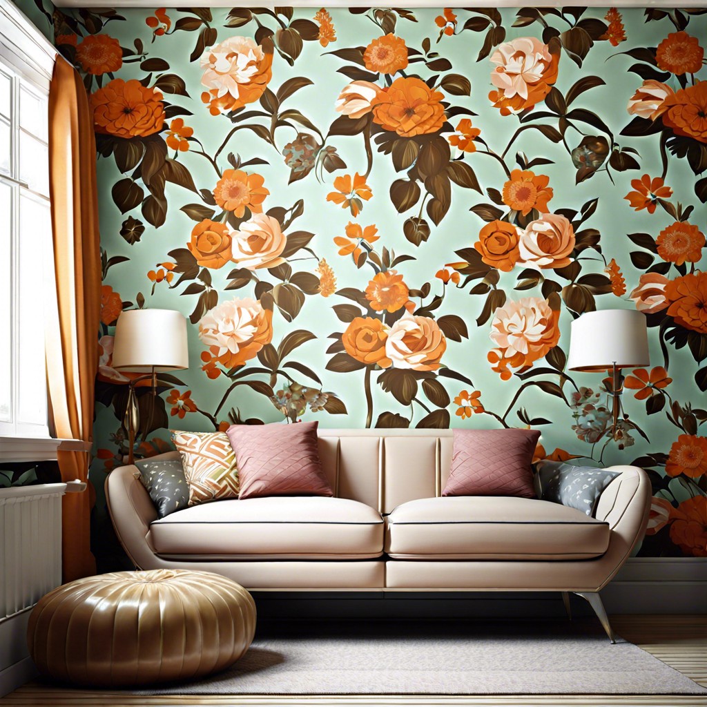 the revival of vintage floral wallpaper in modern interiors