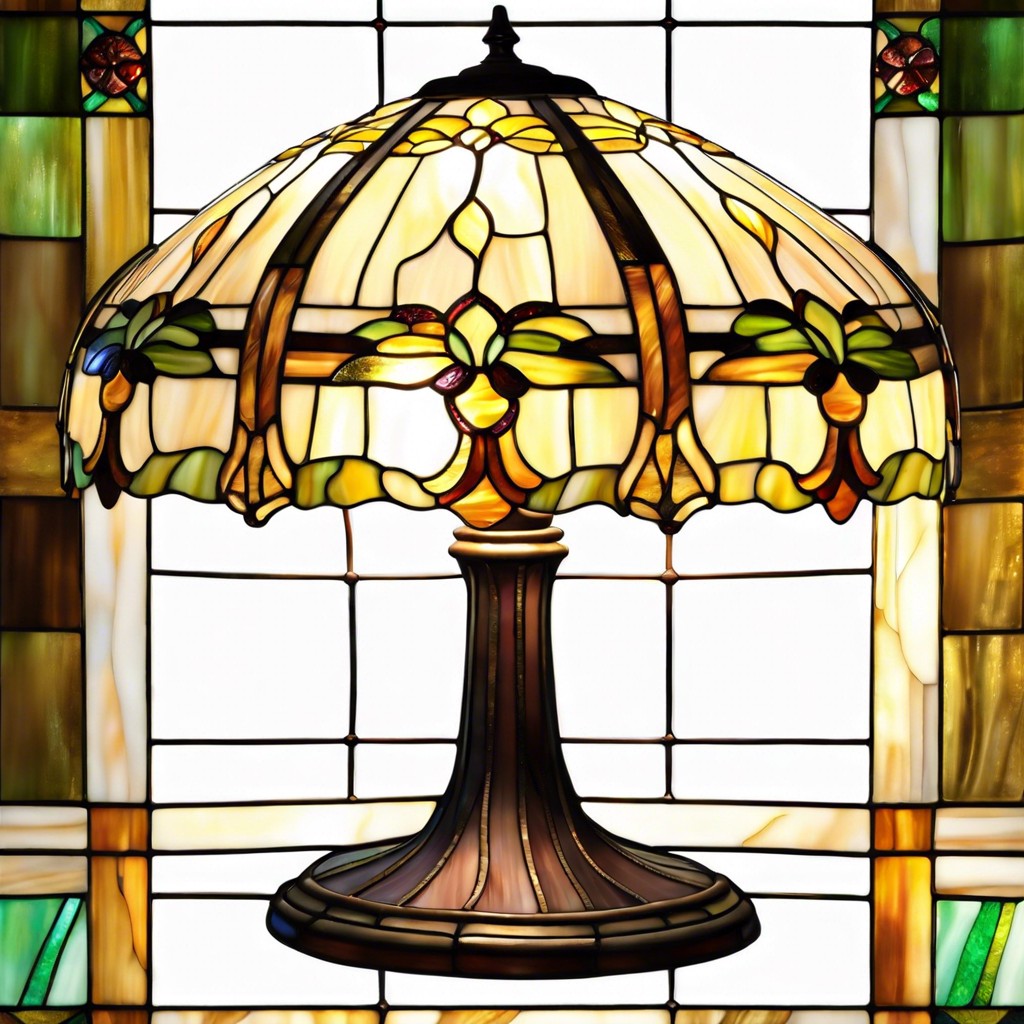 tiffany style stained glass lamp