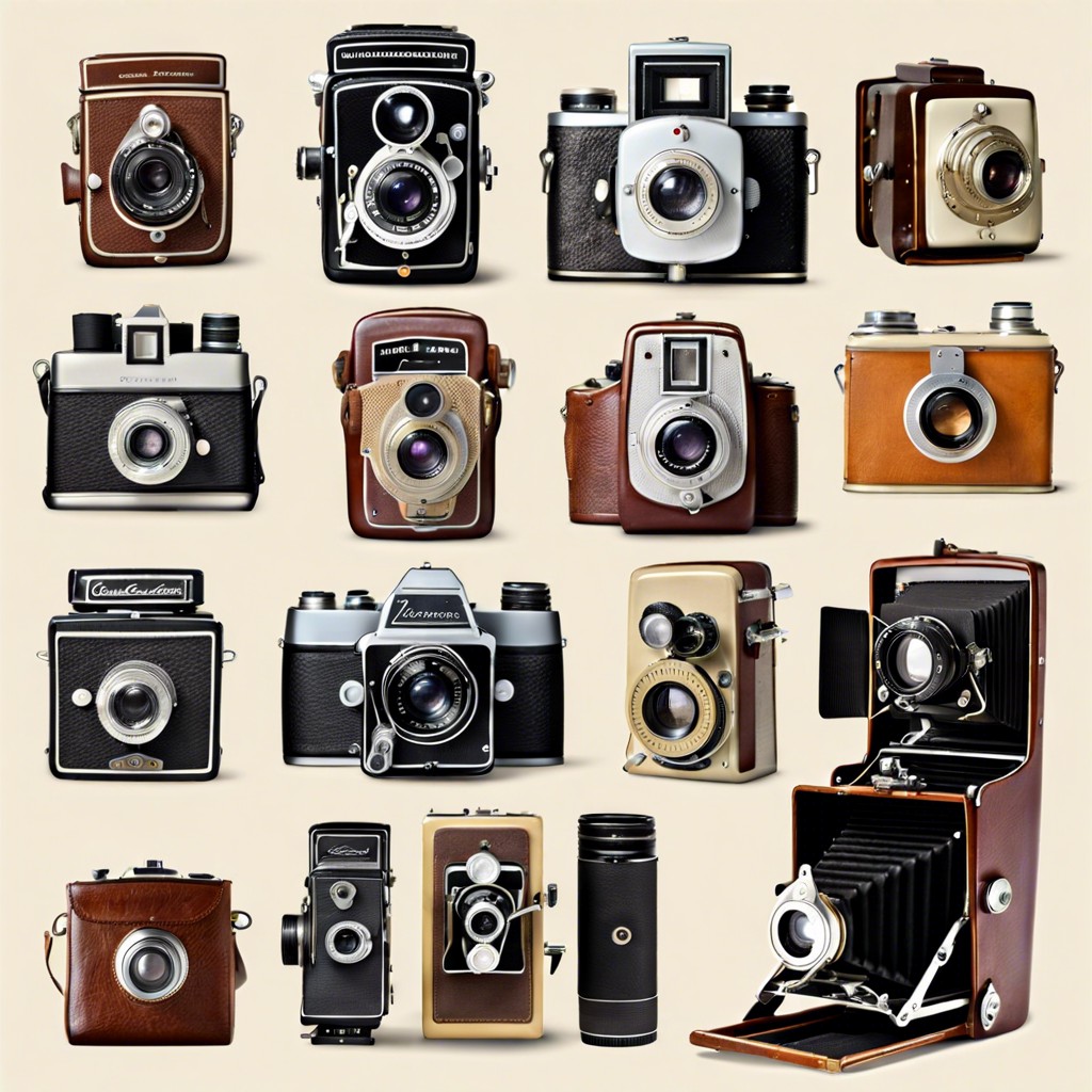 types of vintage cameras