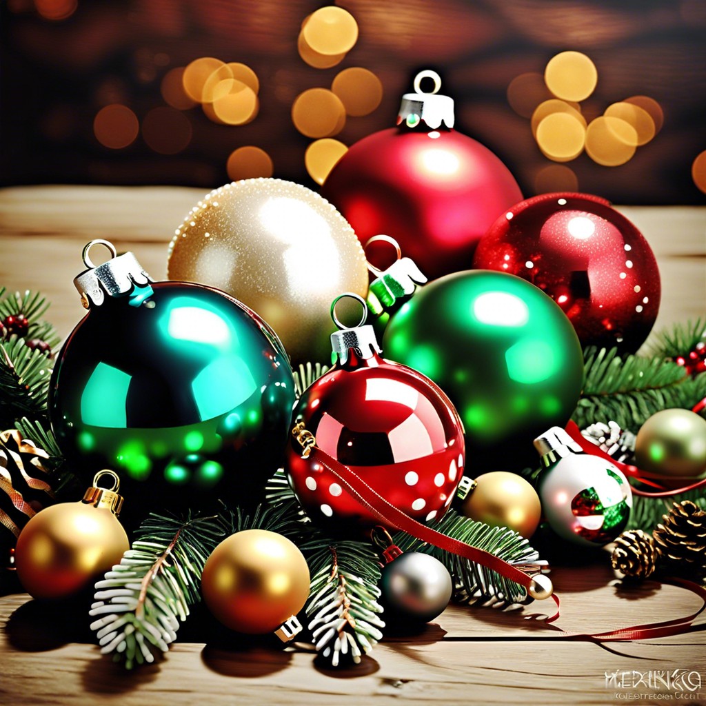 types of vintage christmas ornaments