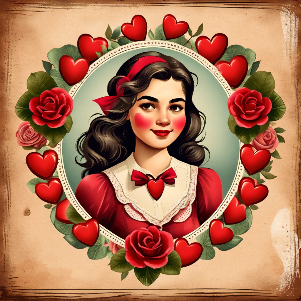 types of vintage valentines