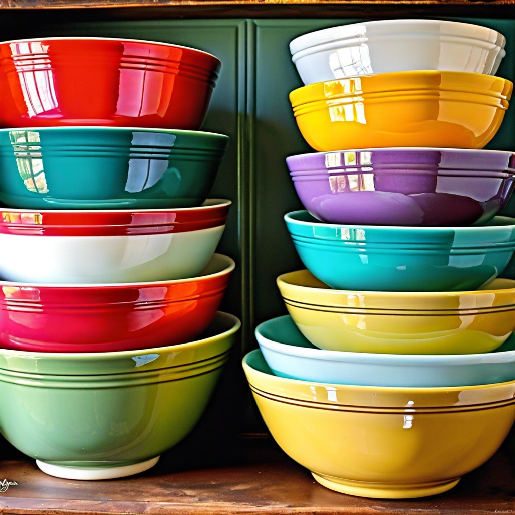 understanding vintage pyrex bowls