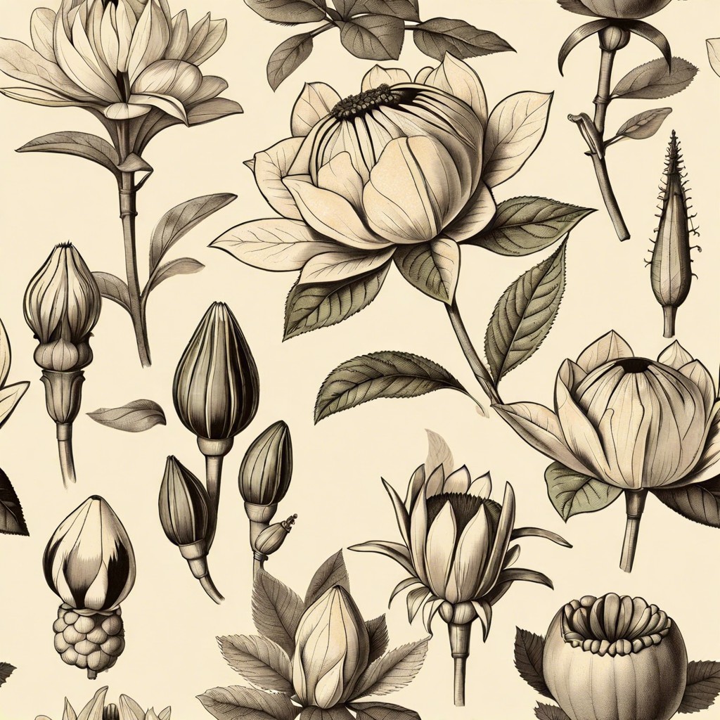 vintage botanical illustrations