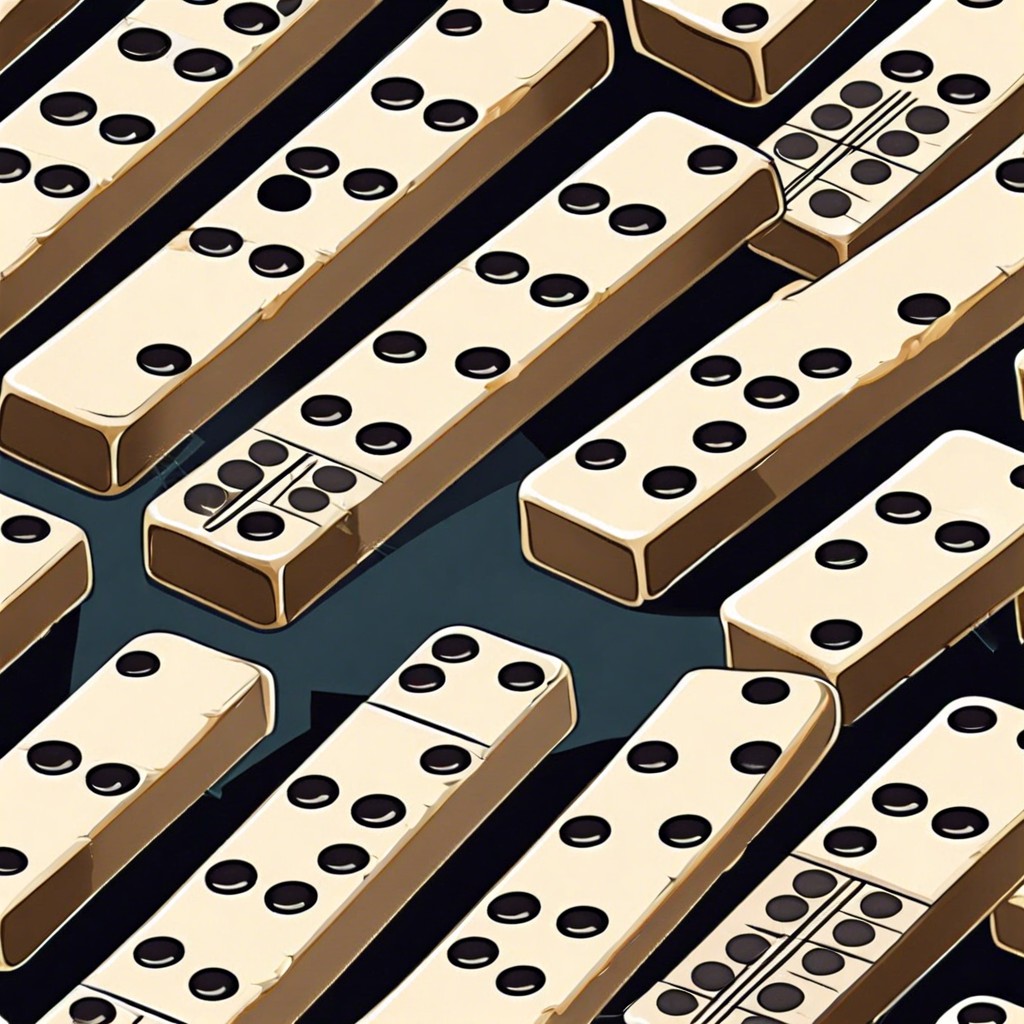 vintage domino boxes