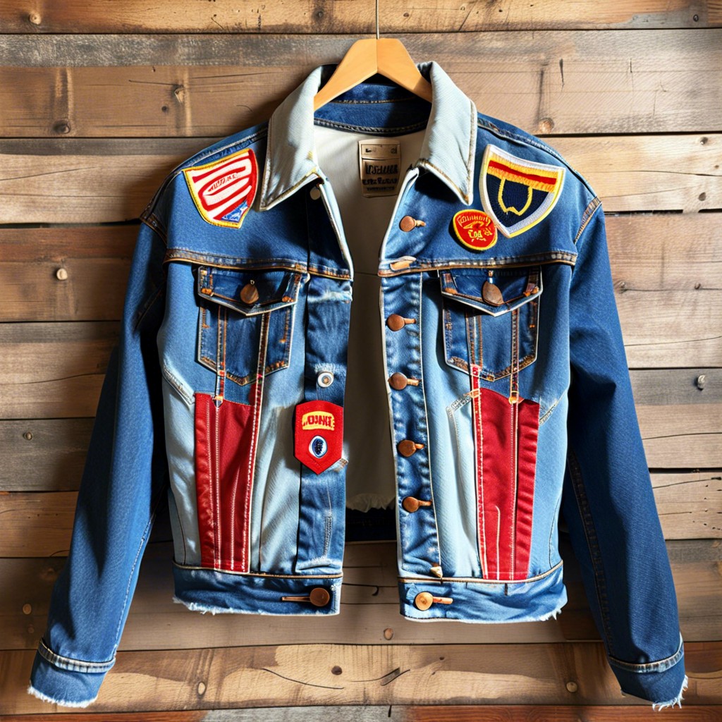 vintage patch denim jackets
