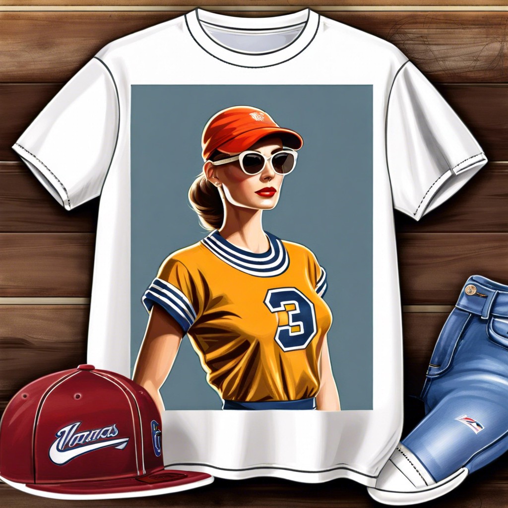 ways to style vintage sports t shirts
