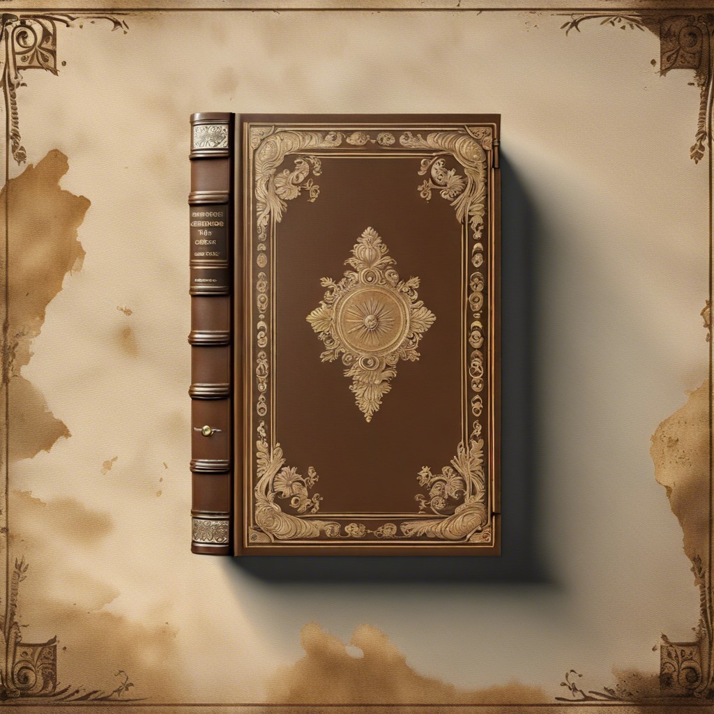 weathered antique book covers as wallpapers