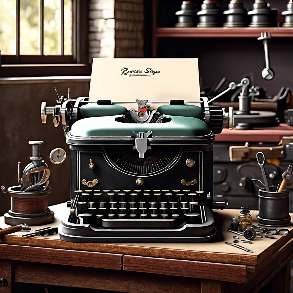 classic typewriter repair shop