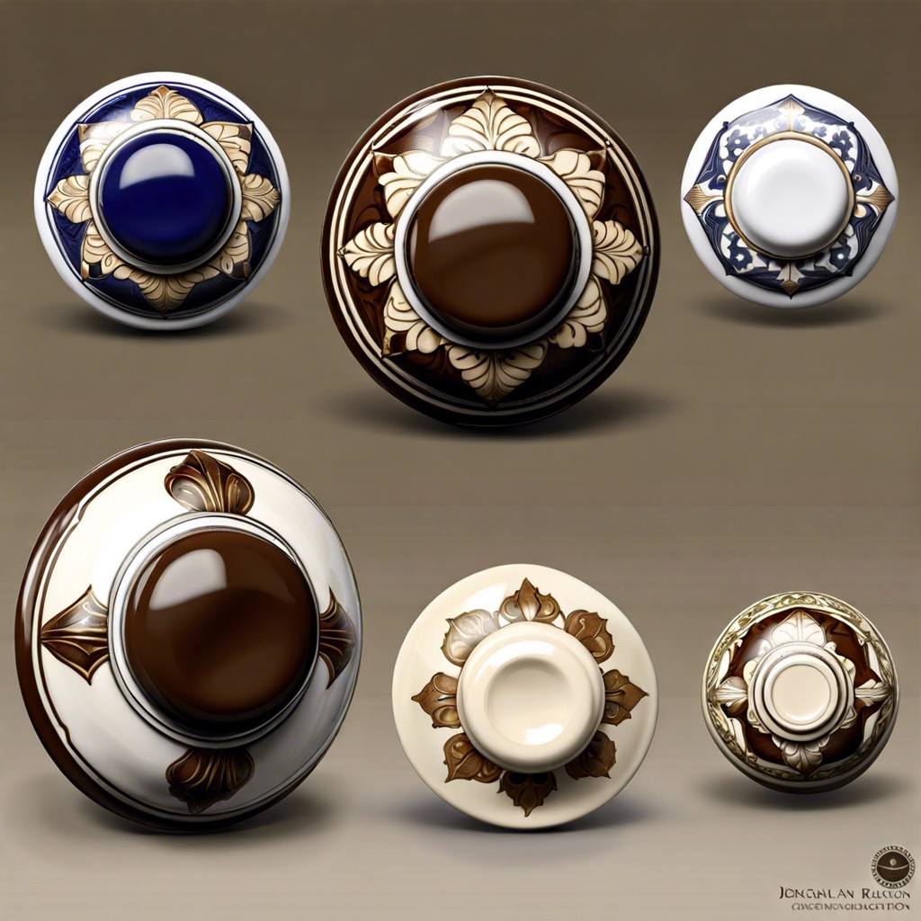 edwardian ceramic knobs