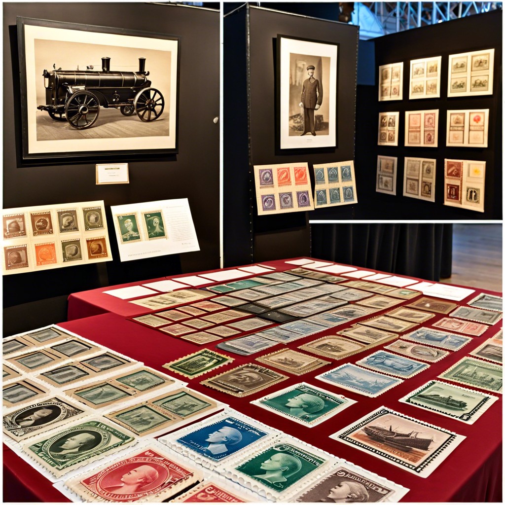 historic stamp collection exhibits