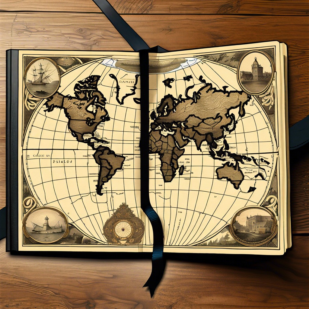 map covered journal