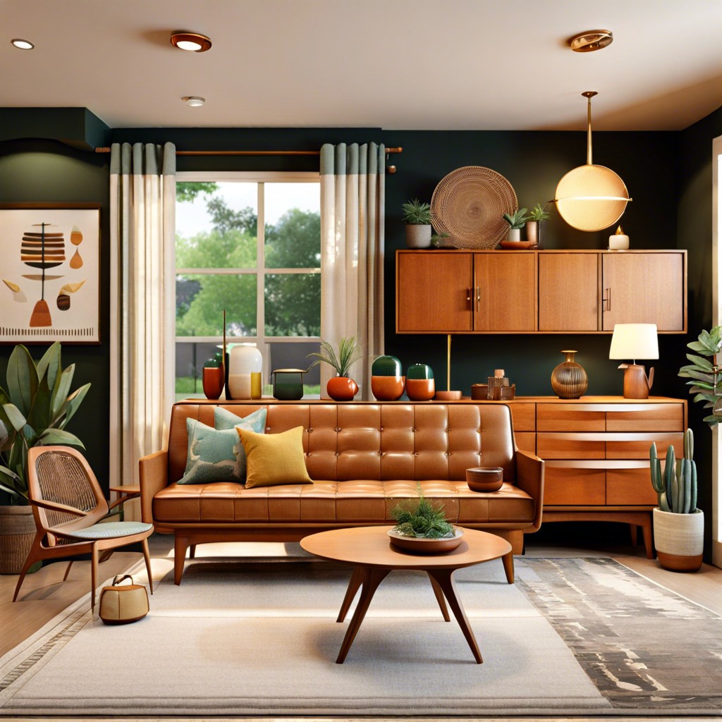 mid century modern home decor