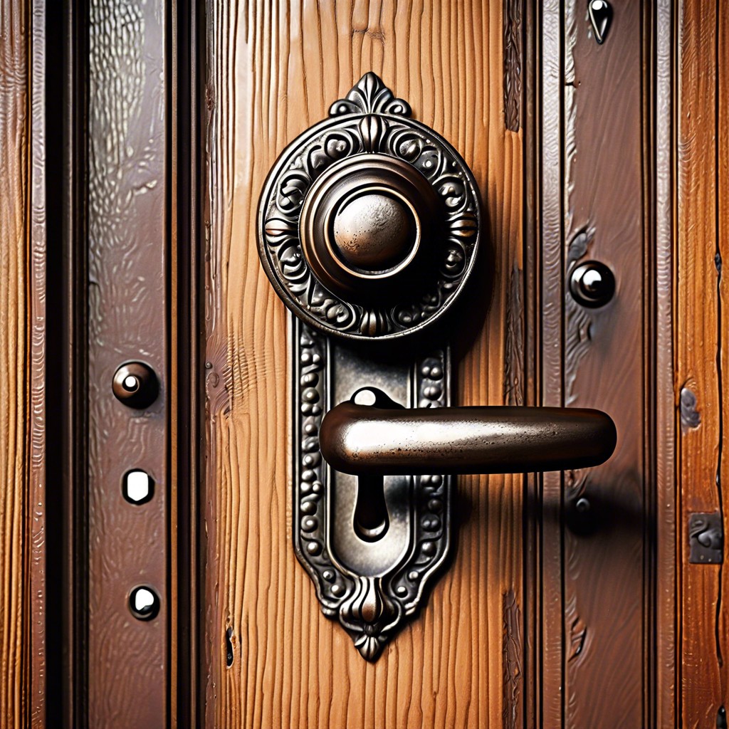 rustic iron handles