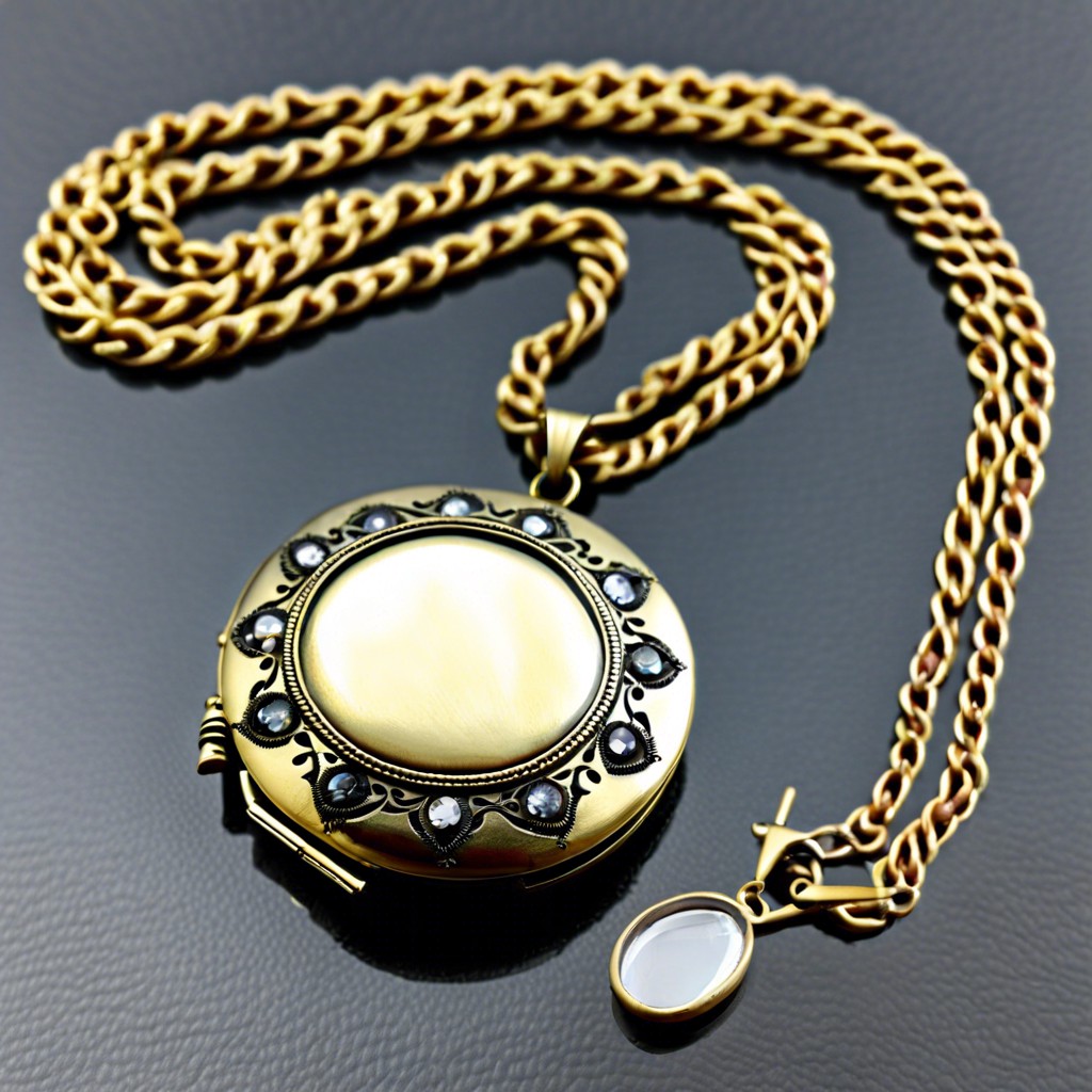 victorian locket chain