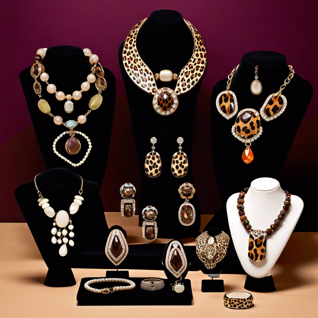 antique leopard jewelry collection