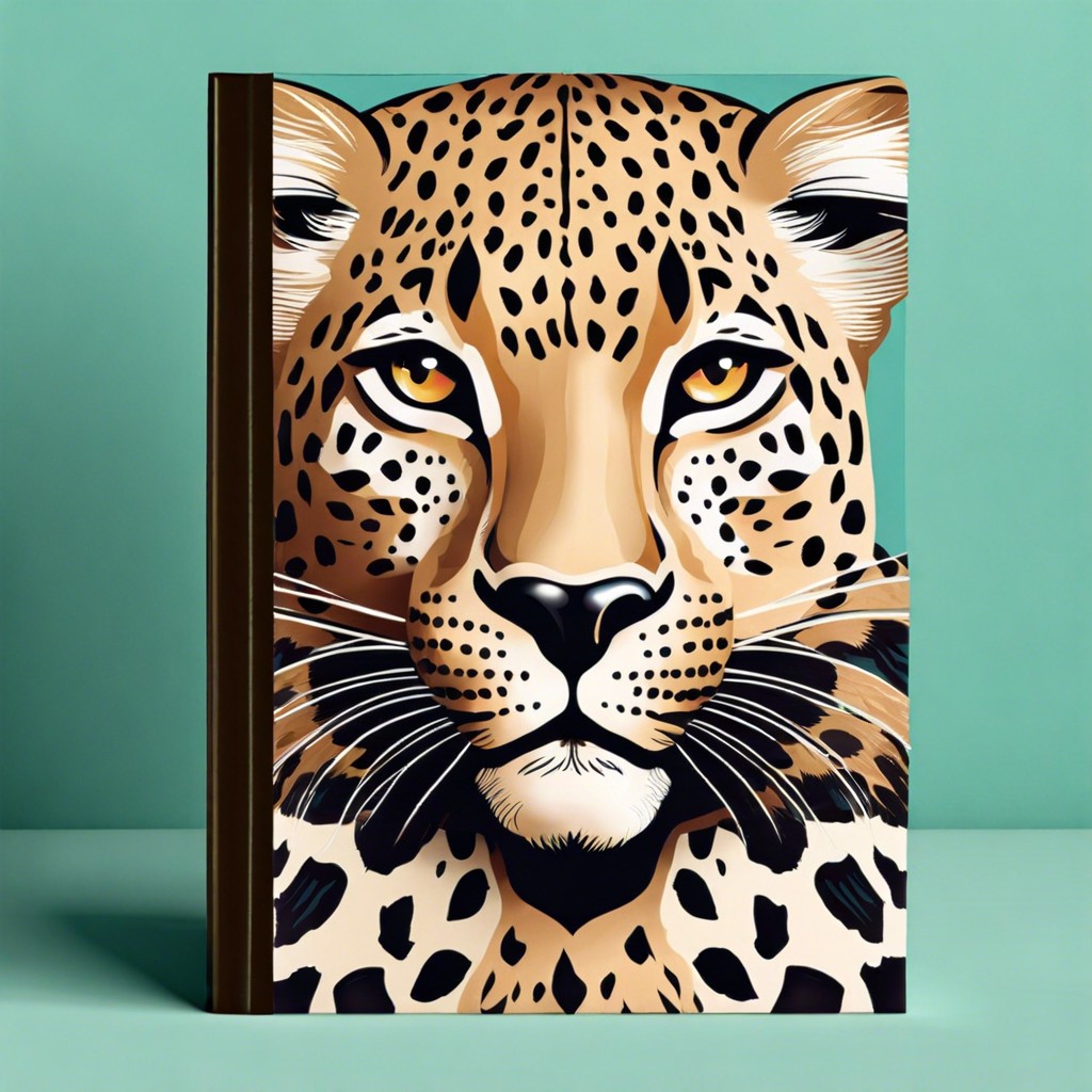 classic leopard print book covers