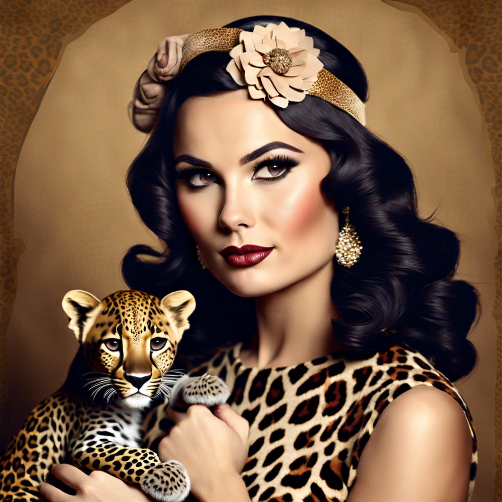 leopard themed photo shoot service