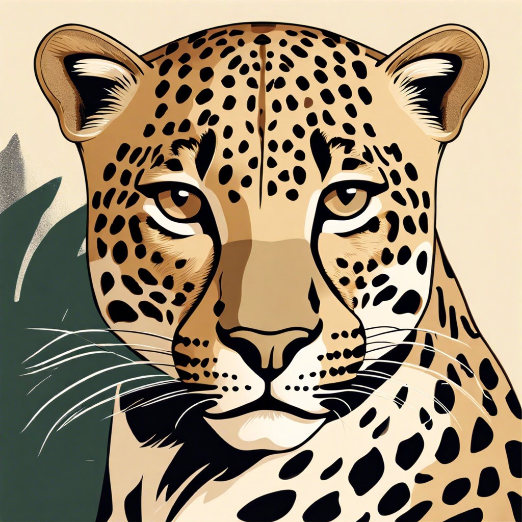 vintage leopard artwork gallery